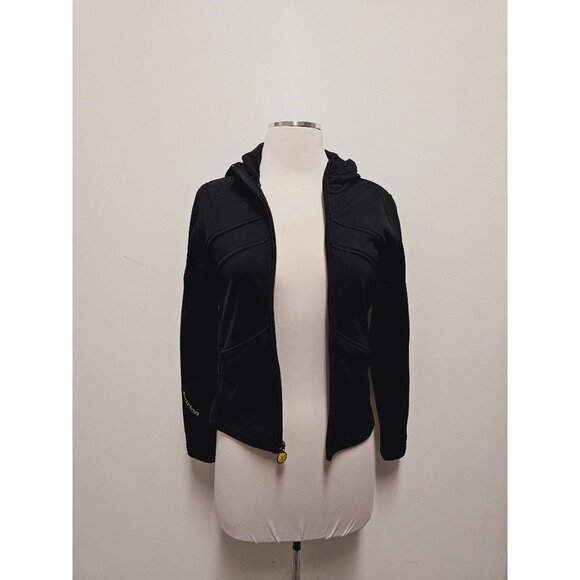 Burton Jacket Womens Black Small Soft Shell Hooded Zip Up - Picture 5 of 7